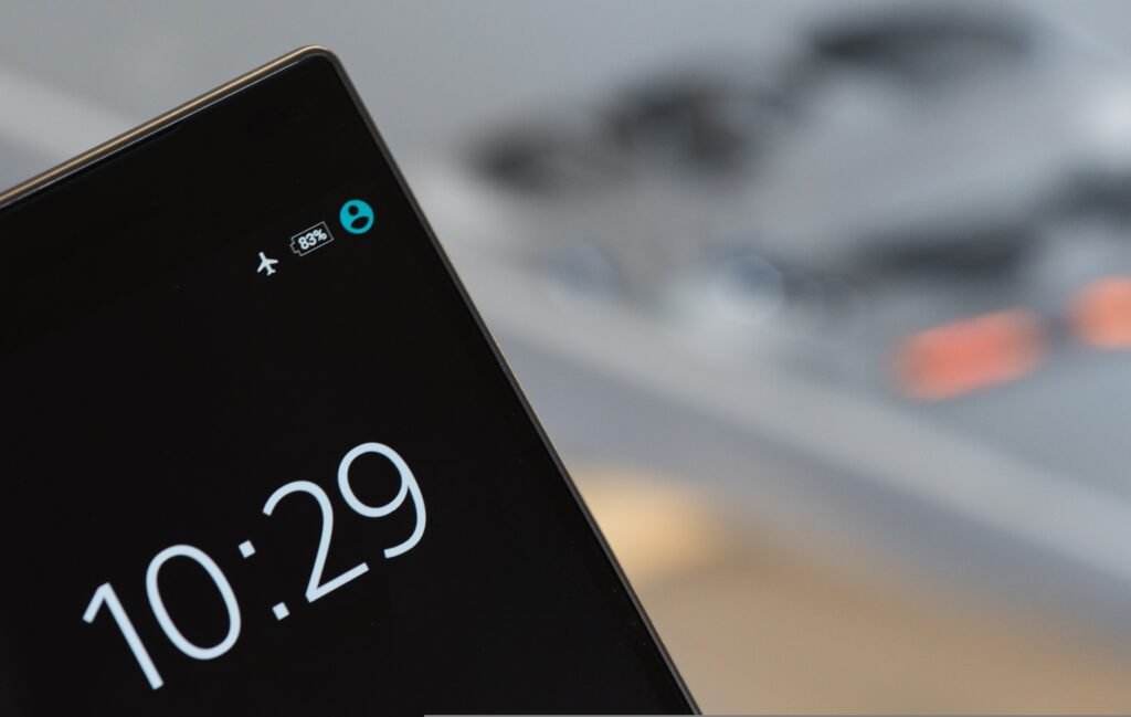 Smartphone display screen