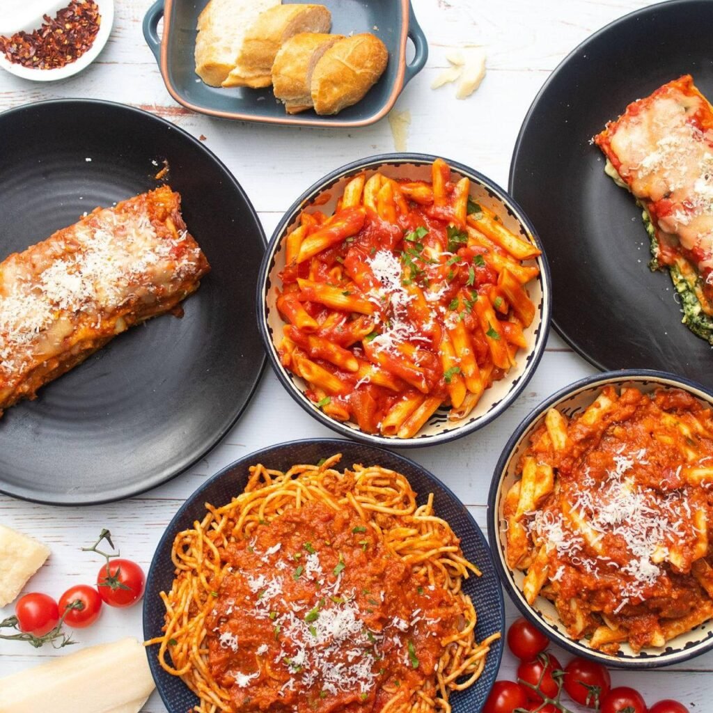 Food, pasta, dish, cuisine, lasagna, penne, spaghetti, tomato sauce, meat, tomato, baked, cooked, meal, tas...