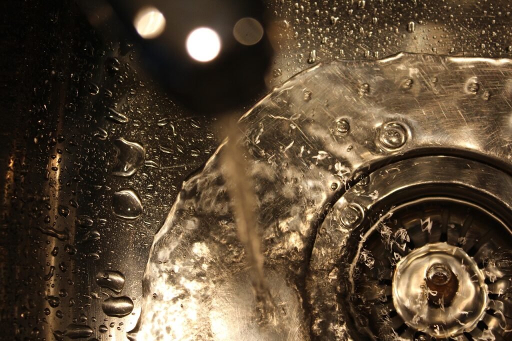 Stainless steel sink drain