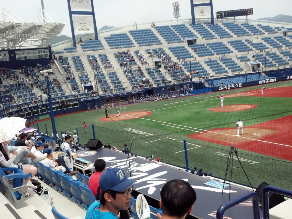 Masan Baseball Stadium infield