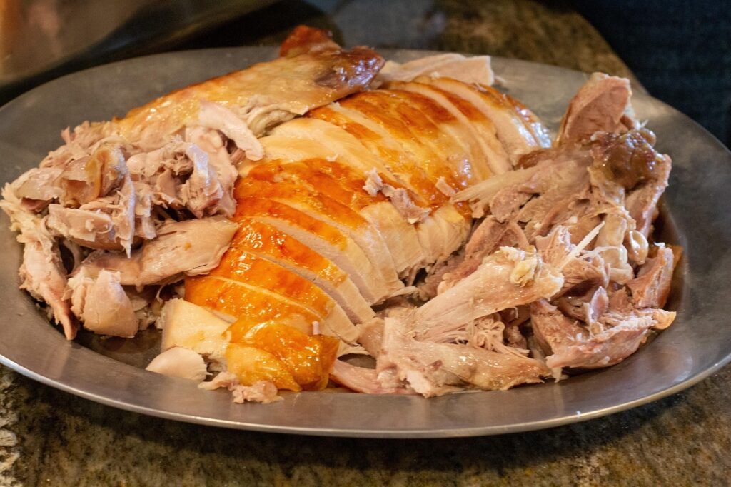Turkey, platter, sliced, thanksgiving, dinner, roasted, roast, thankful, gathering, november, food, holiday