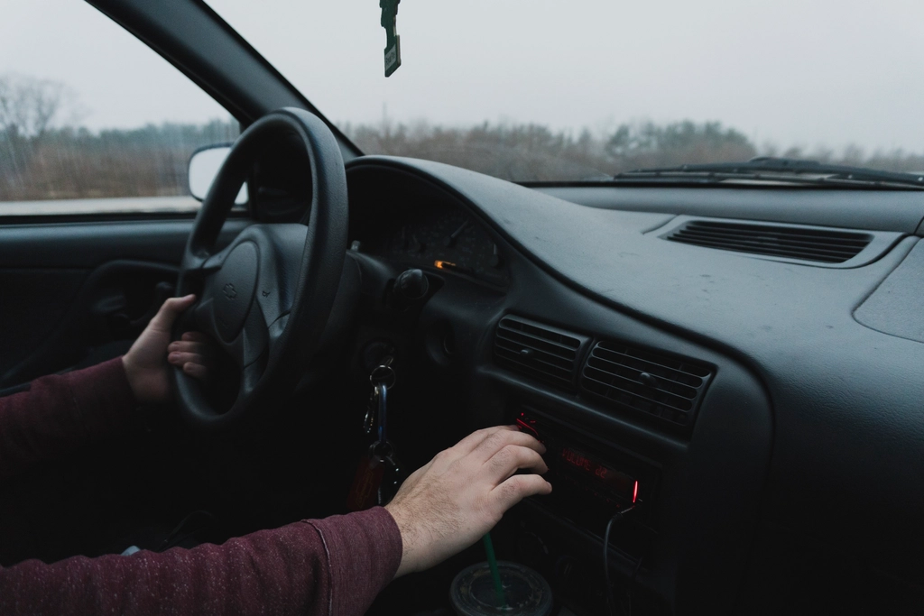 View passenger seat driver adjusting