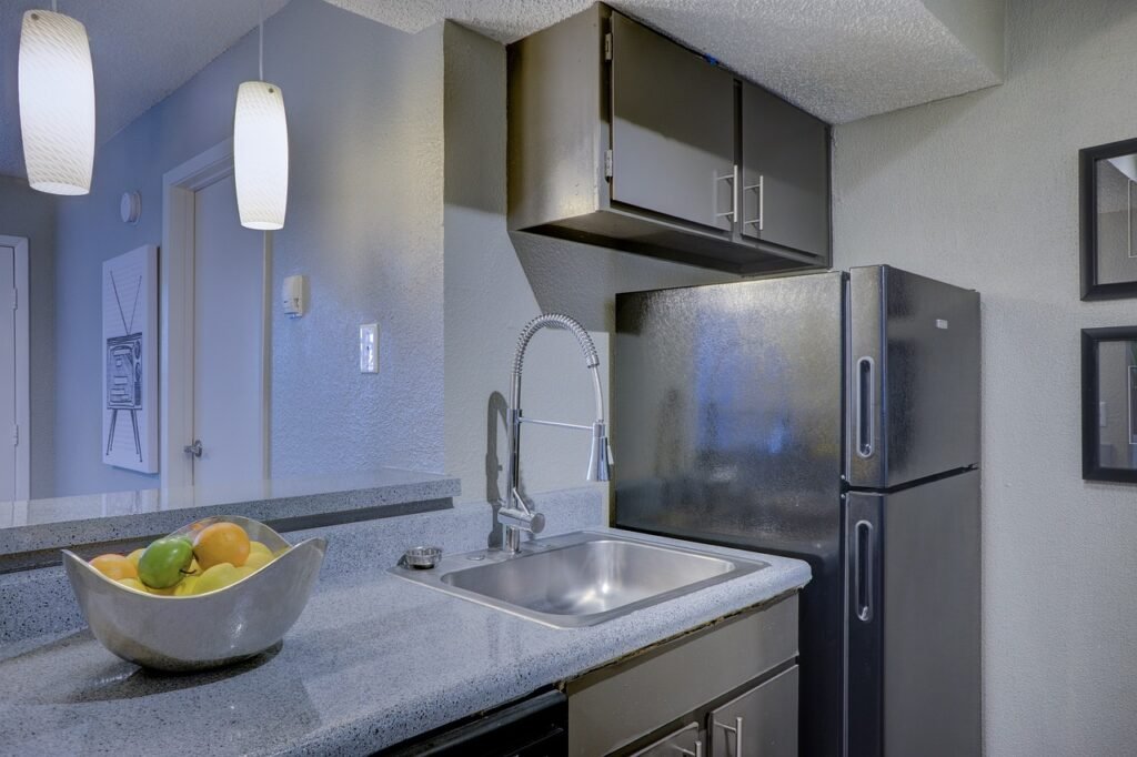 Stainless steel refrigerator door