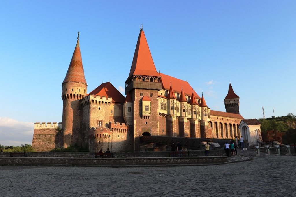 Corvin Castle in Hunedoara, Romania
