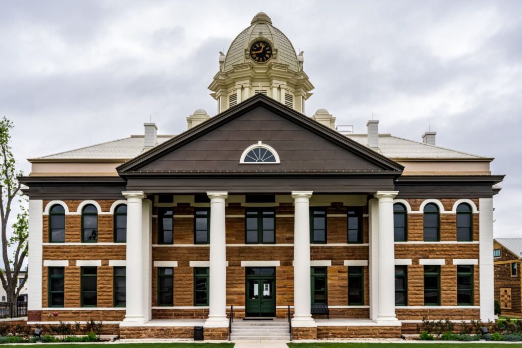 A historic American county courthouse