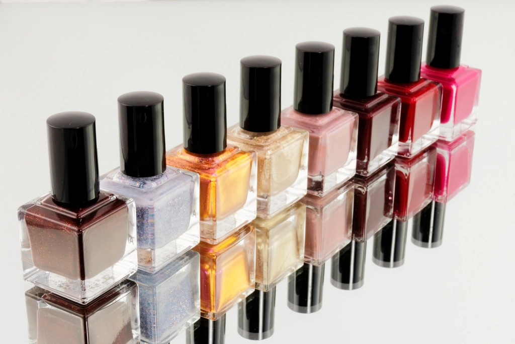 Bottles of nail polish